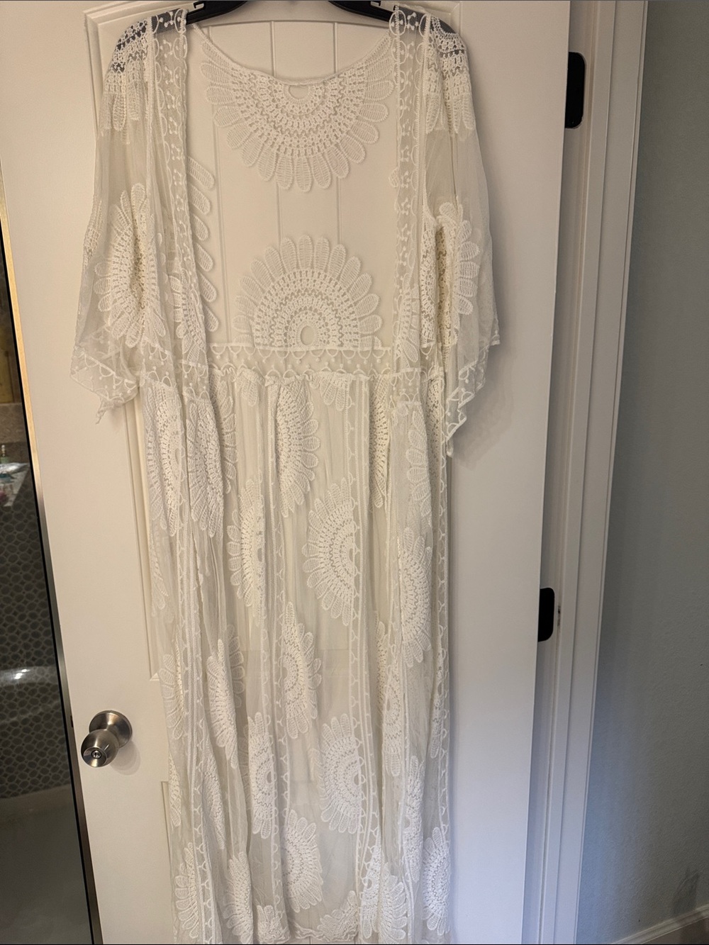 White Lace kimono